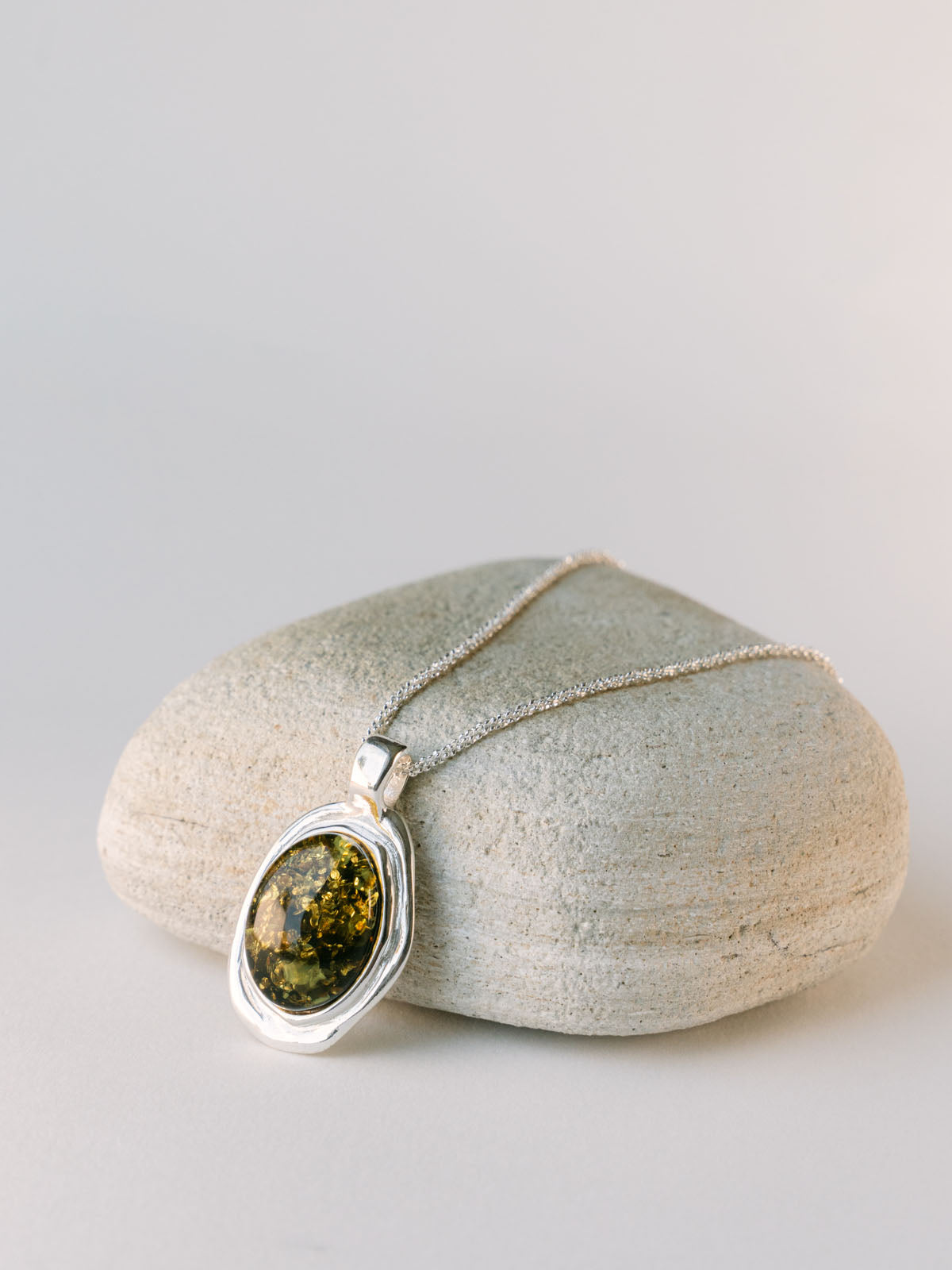 Molten Gemstone Necklace