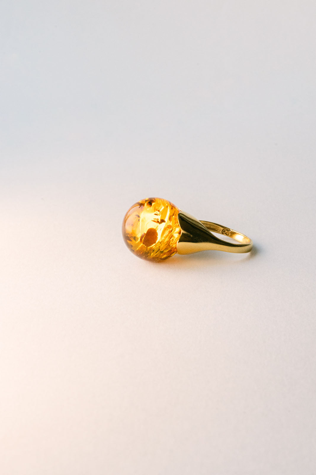 Cognac Ball Ring