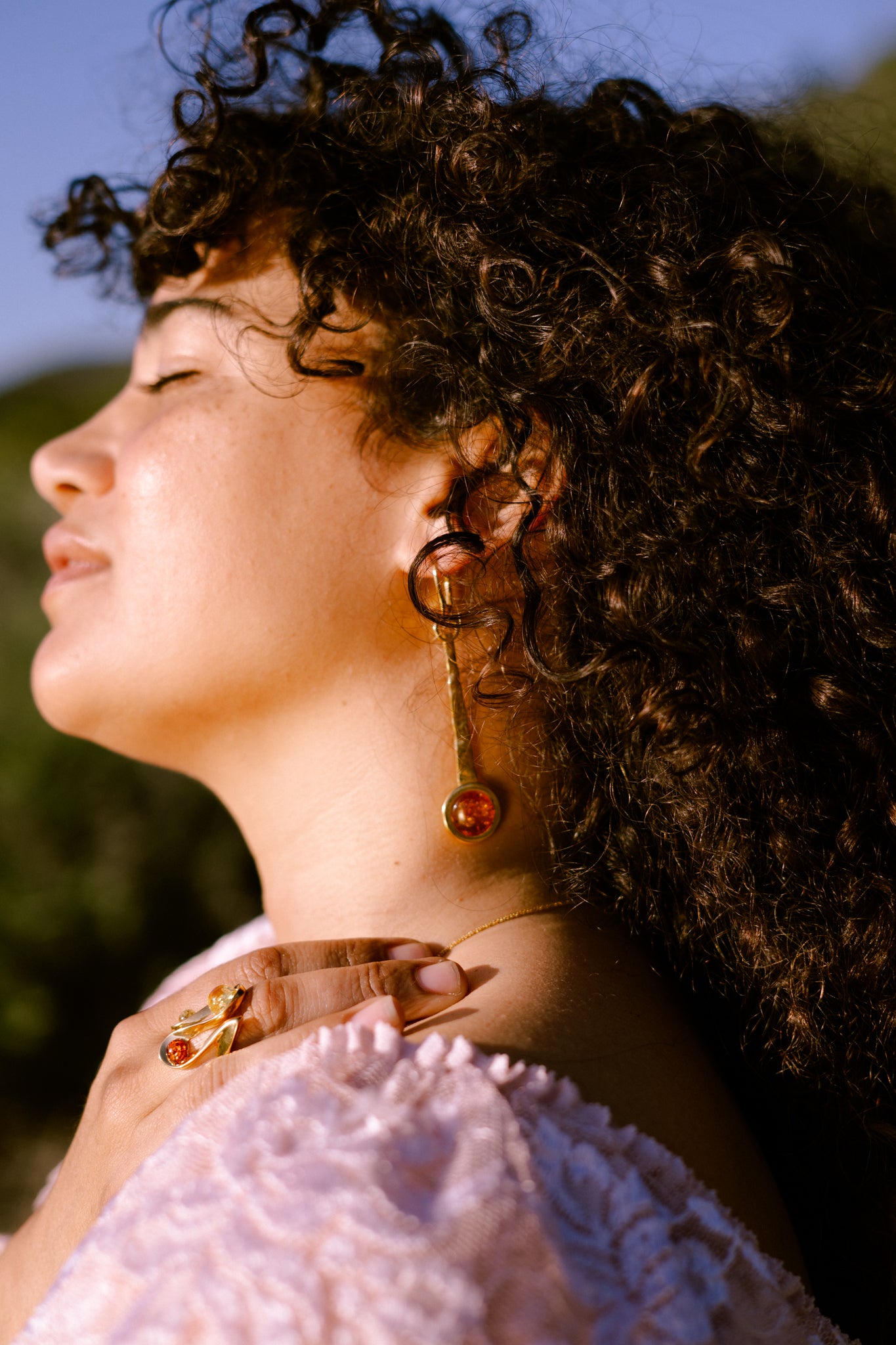 Molten Pendulum Earrings